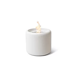 Mello Designer Fireplace White Ethanol